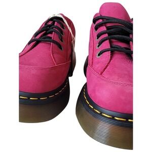 NWT Dr. Martens Buzz 5-Eye‎ Platform Oxford Fuchsia Pink Leather Size 7